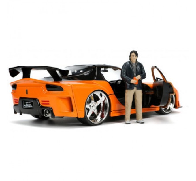 Машина Jada металева Форсаж 9 Mazda RX-7 із фігуркою Хана 1:24 (253205002)