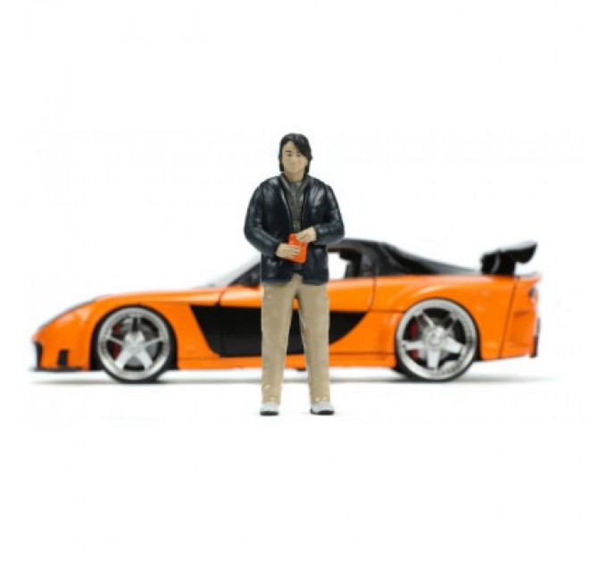 Машина Jada металева Форсаж 9 Mazda RX-7 із фігуркою Хана 1:24 (253205002)