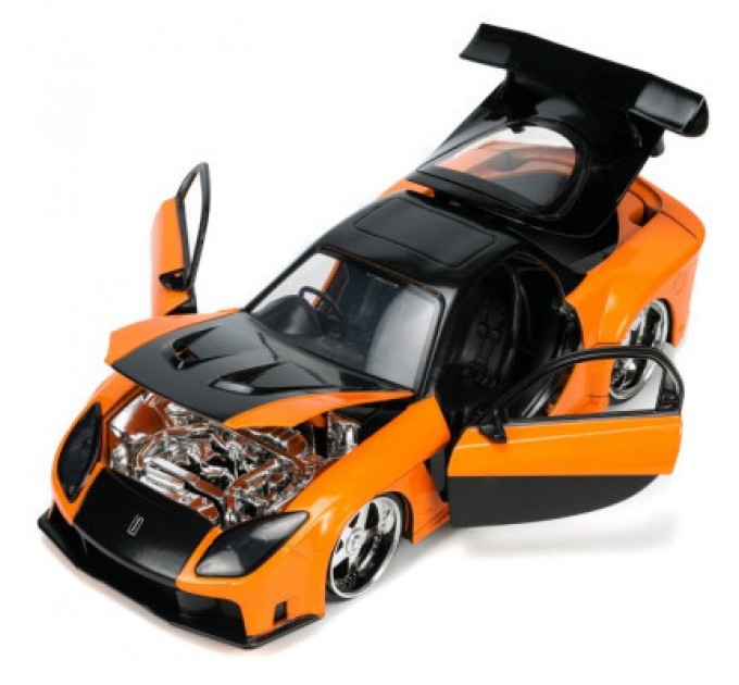 Машина Jada металева Форсаж 9 Mazda RX-7 із фігуркою Хана 1:24 (253205002)