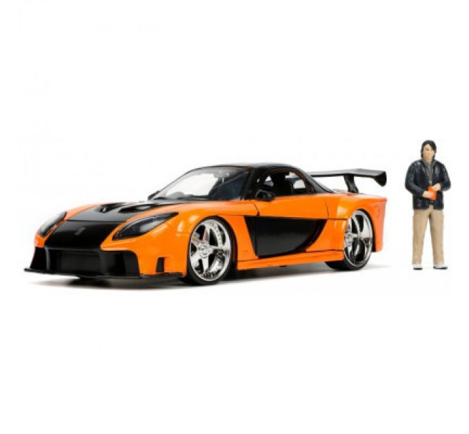 Машина Jada металева Форсаж 9 Mazda RX-7 із фігуркою Хана 1:24 (253205002)