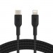 Дата кабель USB 2.0 AM to Lightning 1.0m BRAIDED black Belkin (CAA004BT1MBK)