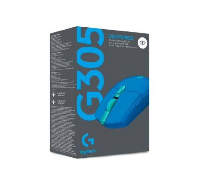 Мишка Logitech G305 Lightspeed Blue (910-006014)