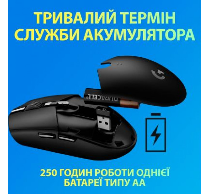 Мишка Logitech G305 Lightspeed Blue (910-006014)