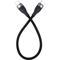 Дата кабель USB 2.0 AM to USB-C 0.25m black Dengos (NTK-TC-TC-SHRT-BLACK)