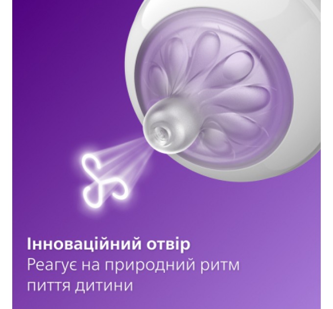 Пляшечка для годування Philips AVENT Natural Природний потік 330 мл (SCY906/01)