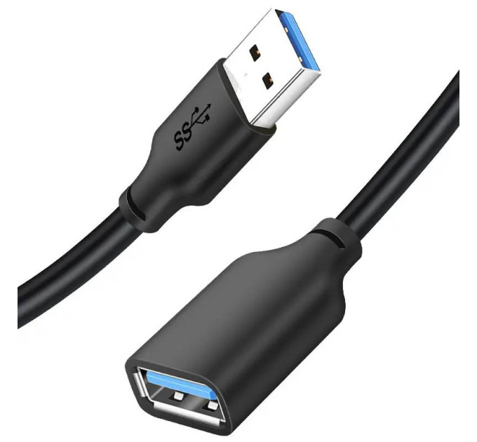 Cabletime Кабель-подовжувач Cabletime USB - USB V 3.0 (M/F), 0.5 м, Black (CA11L)