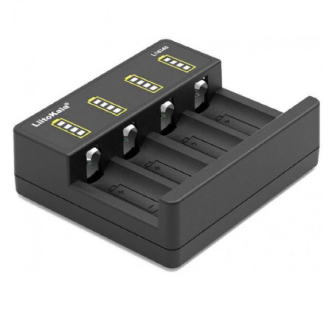Зарядний пристрій для акумуляторів Liitokala 4 Slots, Li-ion, 16340, CR123A (Lii-L16340)