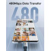 Cabletime Кабель Cabletime USB Type-C - USB Type-C (M/M) PD 100W, 1 м, Black (CU03L)