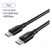 Cabletime Кабель Cabletime USB Type-C - USB Type-C (M/M) PD 100W, 2 м, Black (CU02L)