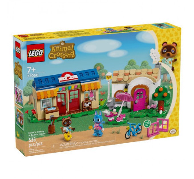 Конструктор LEGO Animal Crossing Ятка Nook's Cranny й будинок Rosie 535 деталей (77050-)