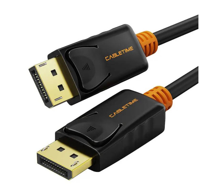 Cabletime Кабель Cabletime DisplayPort - DisplayPort V 1.2 (M/M), 1 м Black (CD21H)
