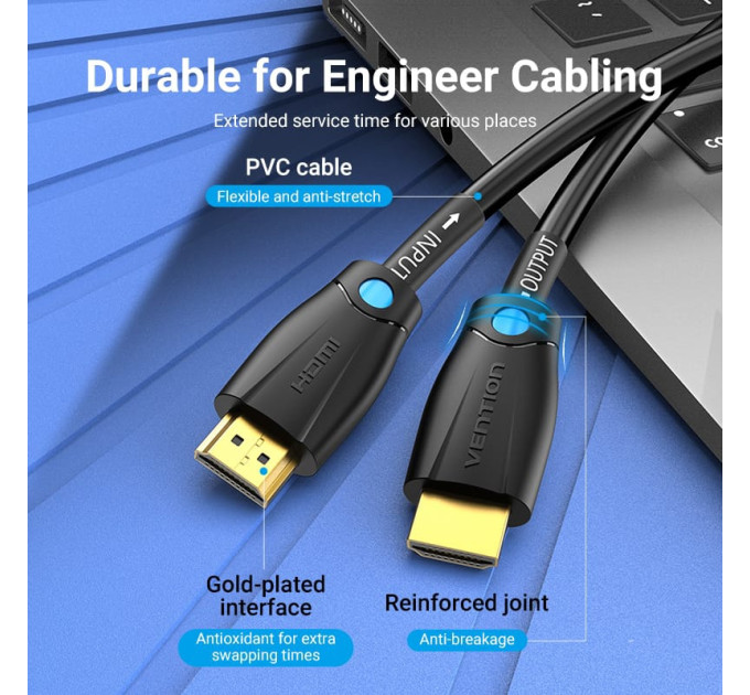 Vention Кабель Vention HDMI - HDMI V 1.4 (M/M), 3 м, Black (AAMBI)
