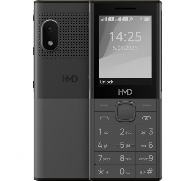Мобільний телефон HMD 150 MUSIC DS Dark Grey