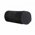 Плед Bergamo флісовий Warm у чохлі 150 х 180 см чорний (202311pl-01)