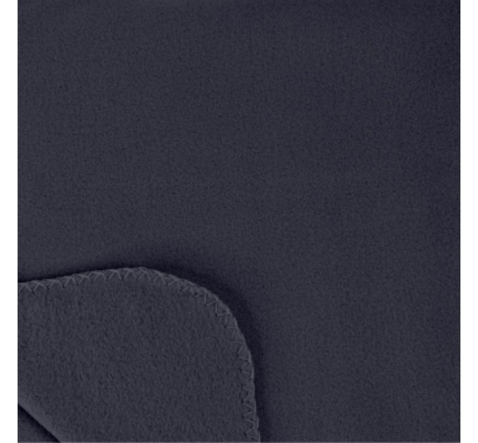 Плед Bergamo флісовий Warm у чохлі 150 х 180 см чорний (202311pl-01)