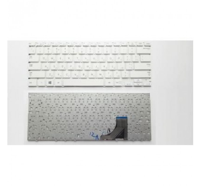 Клавіатура ноутбука Samsung 13.3" NP-530U3B, NP-530U3C, NP-535U3C Series белая UA/RU/US (A46102)
