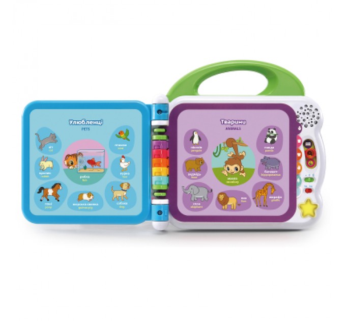 Розвиваюча іграшка VTech Англо-український словничок 100 слів (80-601576)