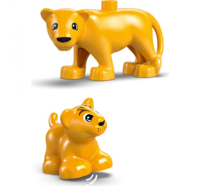 Конструктор LEGO DUPLO Town Сімейства диких тварин: Пінгвіни та Леви (10442)