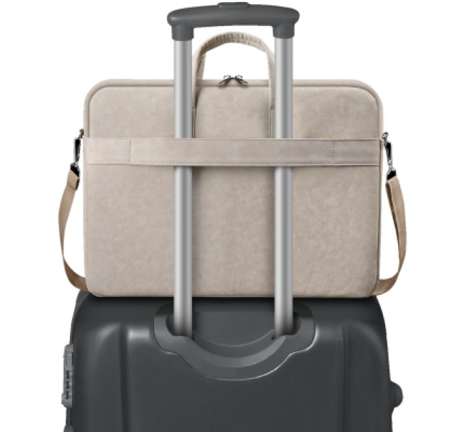 Сумка для ноутбука Defender 15.6" Solid PU beige (26126)