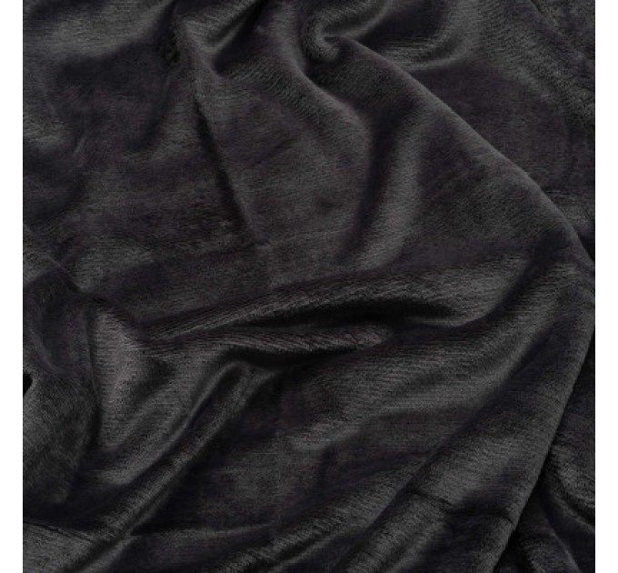 Плед Ardesto Flannel 100% поліестер, темно-сірий 200х220 см (ART0213SB)