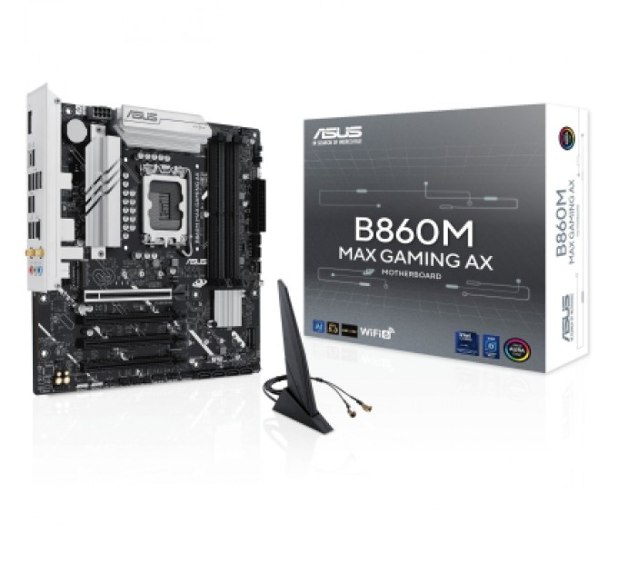 Материнська плата ASUS B860M MAX GAMING AX
