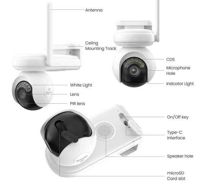 Reolink IP камера Reolink Altas PT Ultra B660