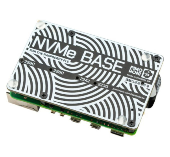 Pimoroni Додаткове обладнання до промислового ПК Pimoroni Плата розширення NVMe Base для Raspberry Pi 5 (PIM699)