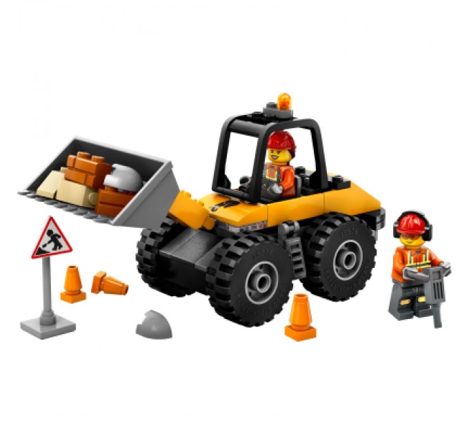 Конструктор LEGO City Жовтий будівельний автонавантажувач (60450)