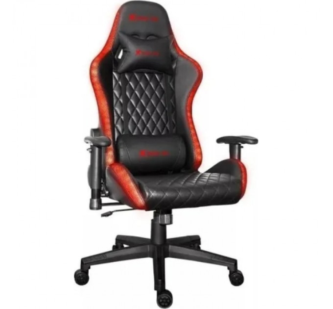 Крісло ігрове Xtrike ME Advanced Gaming Chair GC-907 RGB Black/Red (GC-907)