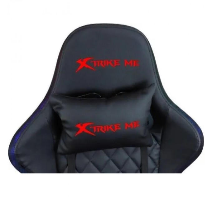 Крісло ігрове Xtrike ME Advanced Gaming Chair GC-907 RGB Black/Red (GC-907)