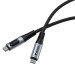 Verbatim Дата кабель USB-C to USB-C 1.2m with display 100W black Verbatim (31848)