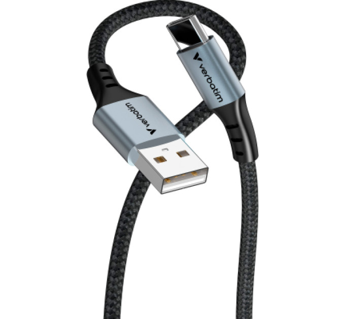 Verbatim Дата кабель USB 2.0 AM to USB-C 1.2m black Verbatim (31843)