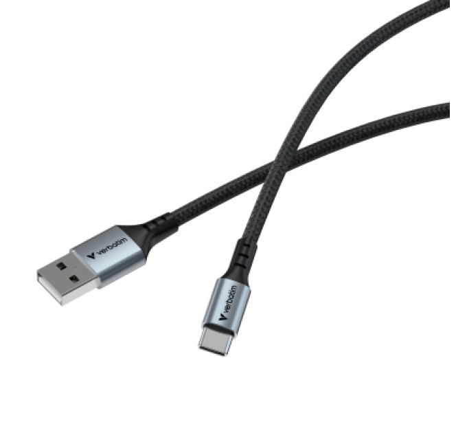 Verbatim Дата кабель USB 2.0 AM to USB-C 1.2m black Verbatim (31843)