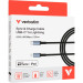 Verbatim Дата кабель USB-C to Lightning 1.2m black Verbatim (31844)