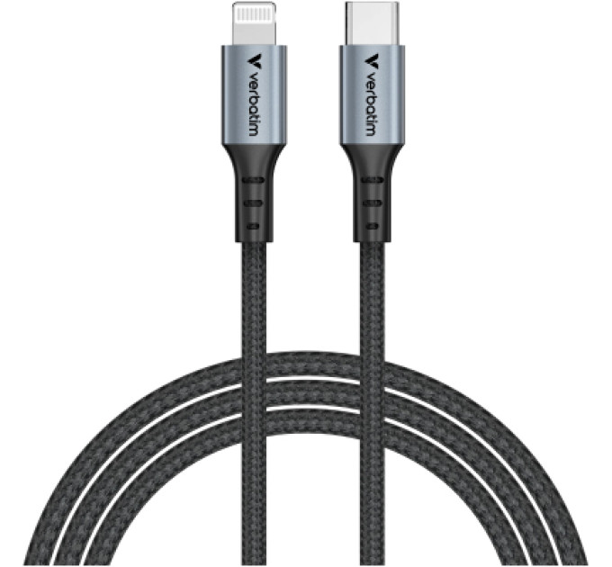 Verbatim Дата кабель USB-C to Lightning 1.2m black Verbatim (31844)