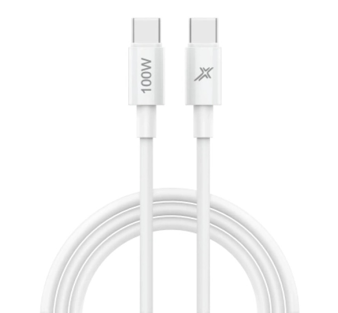 Grand-X Дата кабель USB-C to USB-C 1.0m 100W white Grand-X (CC-100W)