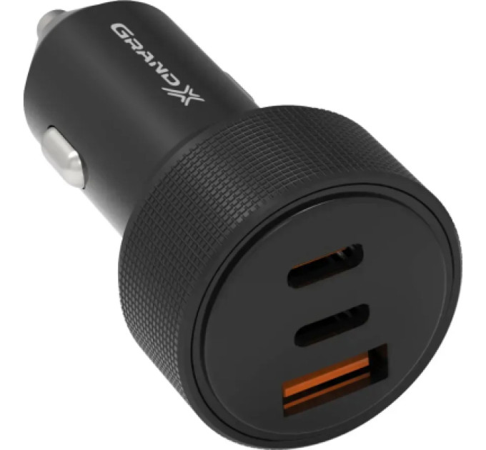 Grand-X Зарядний пристрій Grand-X CH-39B 50W 1xUSB + 2xUSB-C PD + QC3.0 AFC FCP SCP VOOC Black (CH-39B)