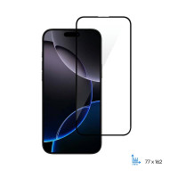 Скло захисне 2E Apple iPhone 16 Pro Max 2.5D FCFG black (2E-IP-16PM-6.9-SMFCFG-BB)