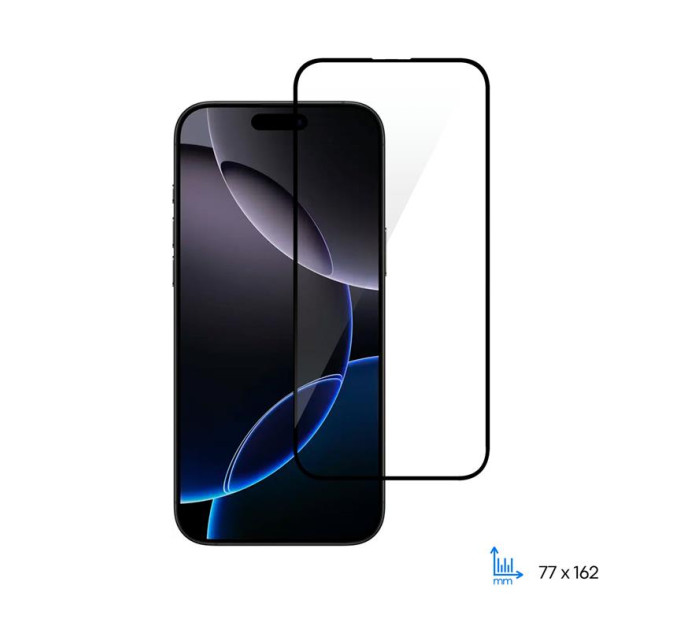 2E Скло захисне 2E Apple iPhone 16 Pro Max 2.5D FCFG black (2E-IP-16PM-6.9-SMFCFG-BB)
