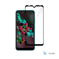 Скло захисне 2E TECNO POP 5 (BD2p) 2.5D FCFG black (2E-TC-POP5-SMFCFG-BB)