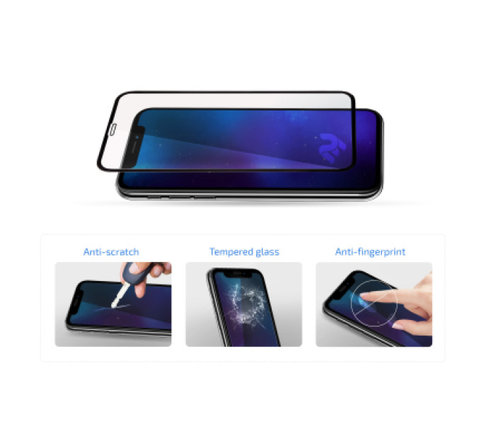 2E Скло захисне 2E TECNO Spark 10 (KI5q) 2.5D FCFG black (2E-TC-SP10-SMFCFG-BB)