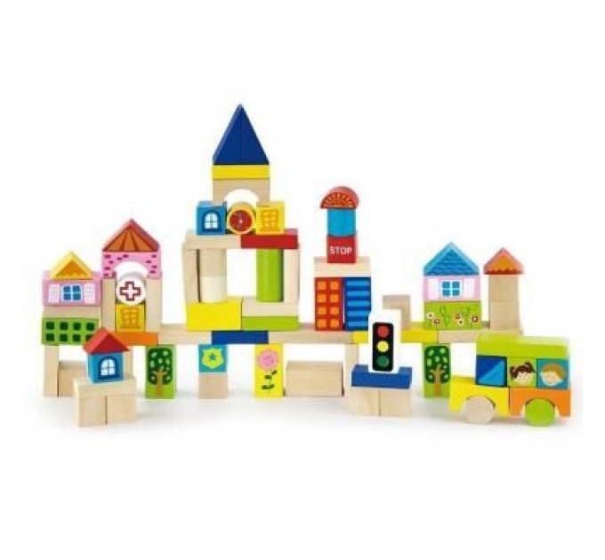 Конструктор Viga Toys Місто 75 шт (50287)