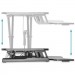 Digitus Столик для ноутбука Digitus Ergonomic Workspace Riser, 11-46cm, black (DA-90380-1)
