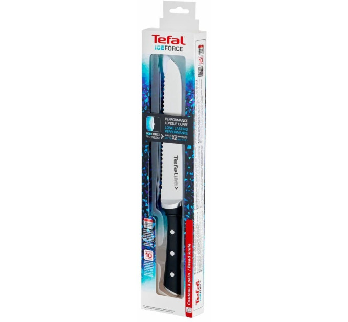 Tefal Ніж для хліба Tefal Ice Force 20 см (K2320414)