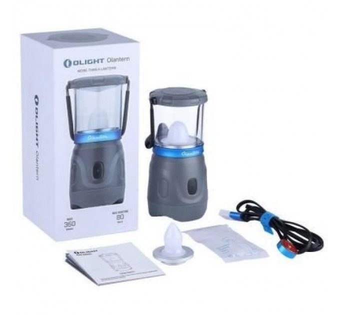 Ліхтар Olight Olantern Red + дві насадки в комплекті (Olantern Grey)