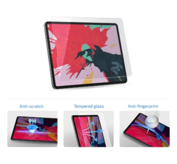 2E Скло захисне 2E iPad Pro 13" (2024), 2.5D (2E-IP-IPD-P13-LT2.5D-CL)