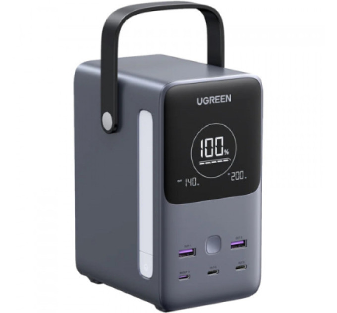 Ugreen Батарея універсальна Ugreen 48000mAh 300W PD/3.1, зарядка 140W, Led лампа (25286)