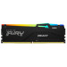 Kingston Fury (ex.HyperX) Модуль пам'яті для комп'ютера DDR5 64GB (2x32GB) 5200 MHz Beast RGB EXPO Black Kingston Fury (ex.HyperX) (KF552C40BB2AK2-64)