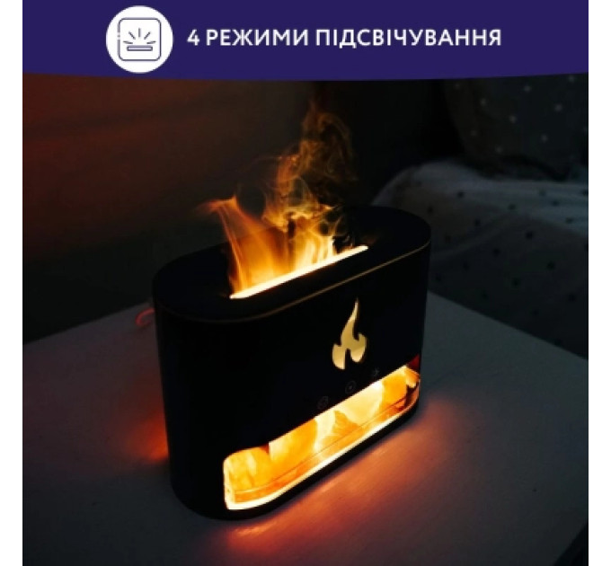 Neor Зволожувач повітря Neor FLAME AROMA 25ML10 BK