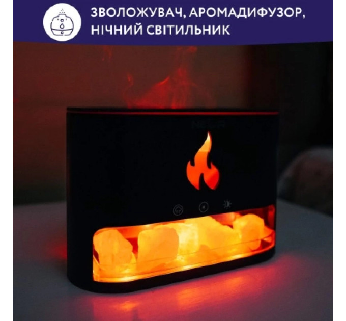 Neor Зволожувач повітря Neor FLAME AROMA 25ML10 BK